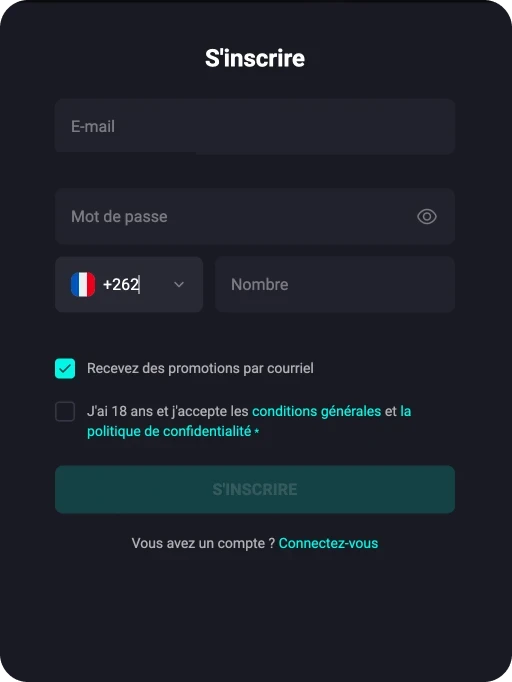 Inscription Betriviera